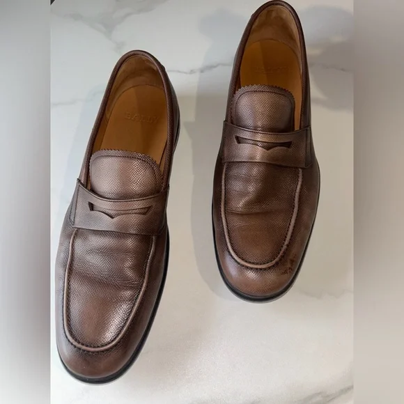 Bally MICSON/01 Men's Medium
Brown Leather Slip On Loafer Dress
Shoes - Picture 4 of 16
